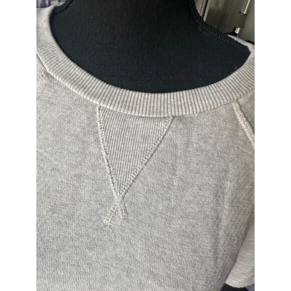 Madewell Mwl Airyterry Sweatshirt Dress in Heather Light Grey - Picture 2 of 7